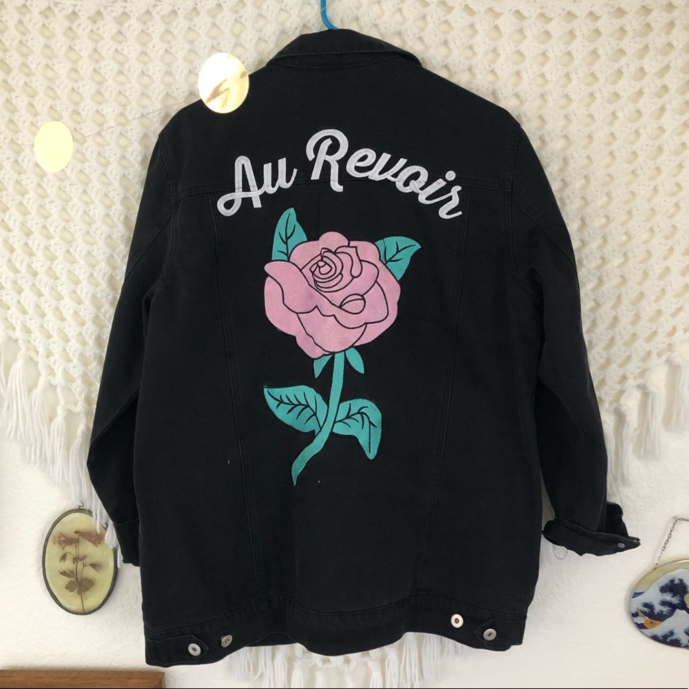 Au Revoir Rose Denim Valfré Jacket